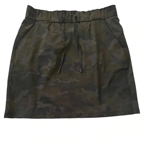 Hilary Radley Black Camouflage Tennis Skirt with Pockets Size M - Picture 1 of 7